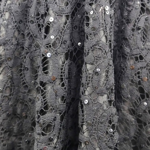 Marc Bouwer Black Beaded Bubble Cocktail Dress 6 - Picture 8 of 11